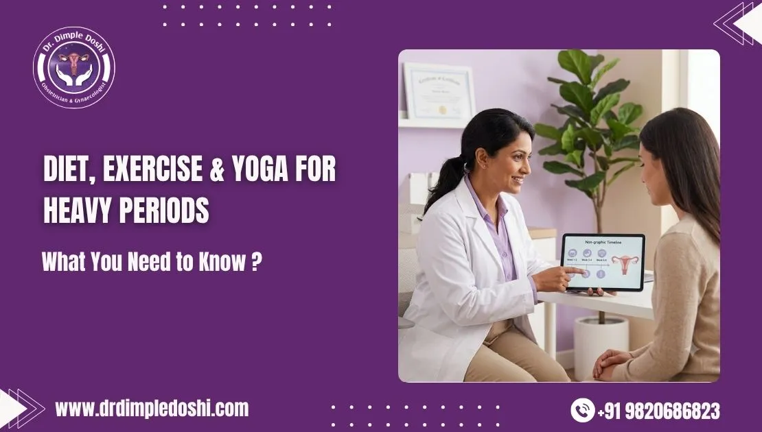 Diet, Exercise & Yoga for Heavy Periods in Mumbai, India